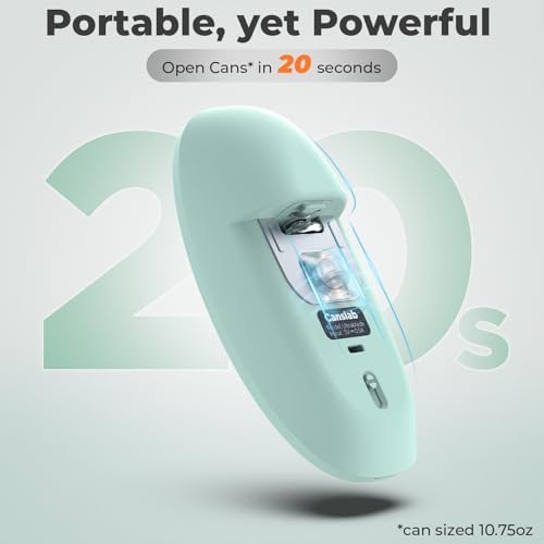 Canslab Ultrablade SE Electric Can Opener, USB-C Rechargeable, Smooth Edge