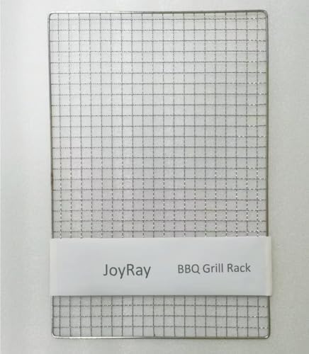 JoyRay Stainless Steel Grill Griddle, Grilling Rack Grids- 17.3” x 11.6”