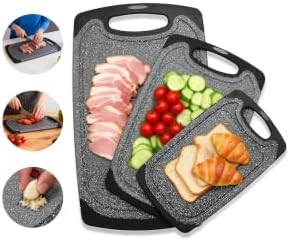 Viretang Extra Large Cutting Boards For Kitchen, 3 Pieces, Dishwasher Safe
