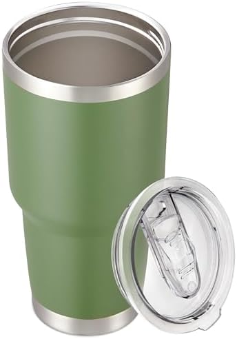 30 oz Tumbler with Lid Stainless Steel Tumblers, 1 Pack