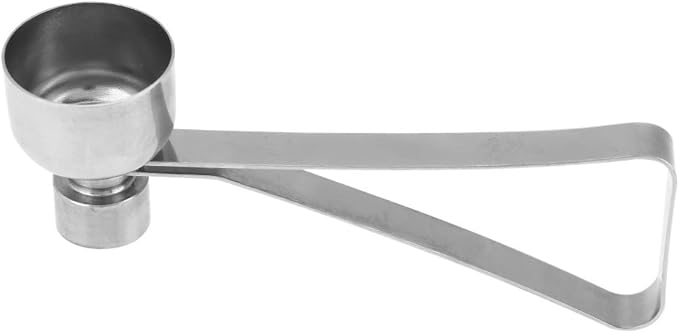 Egg Cracker Tool, 2.5cm Small Size Stainless Steel Egg Shell Cutter Tool, Egg Top Cutter for/Soft Hard Boiled Egg(M)