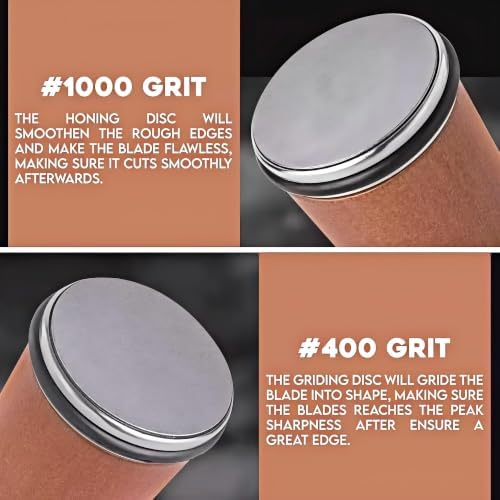 Hatori Knife Sharpener.Magnetic Fixed‑Angle Diamond Sharpening System,15° & 20°Angle Guide Block,Dual Grit Manual Kitchen Sharpener for Straight‑Edge Chef Knives,Compact Portable Knife Sharpening Tool
