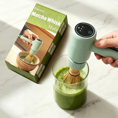 Matcha Whisk, Portable Electric Powered Whisk for Matcha Powder