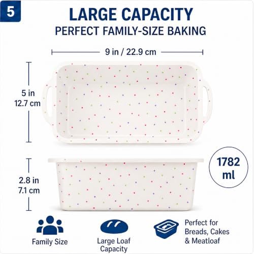Silicone Loaf Pan, Food-Grade BPA-Free Nonstick Silicone Bread Loaf Pans