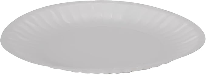 Dixie Basic 6" Light-Weight Paper Plates by GP PRO (Georgia-Pacific), White, DBP06W, 1,200 Count (100 Plates Per Pack, 12 Packs Per Case)