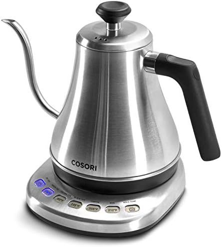 Cosori Gooseneck Electric Kettle with Temperature Control, 0.8L, Silver