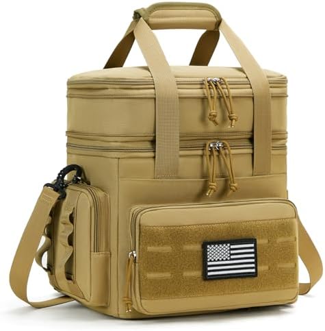 holuxer Lunch Bag & Lunch Box for Men - Tactical XLarge Soft