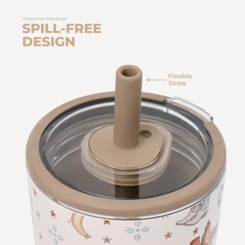 HydroJug Everyday Tumbler 14 oz, Ceramic-Lined Straw Cup, Mesa