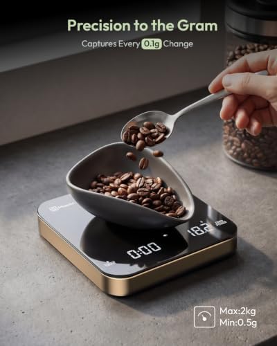 Maestri House S2 Espresso Coffee Scale with Timer 0.1g Precision Shot Scale
