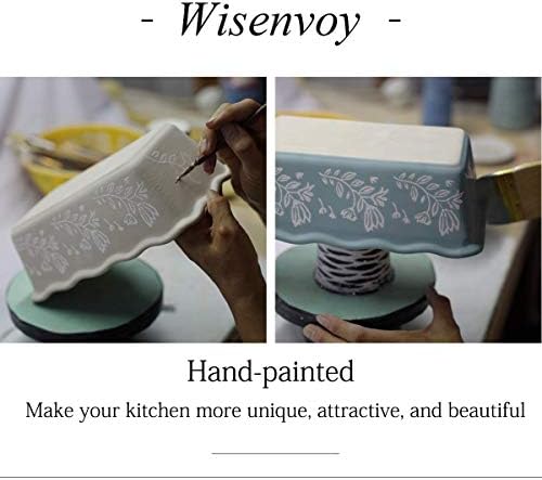 Wisenvoy Loaf Pan Bread Pan Ceramic loaf pans for baking Porcelain Baking Pans Nonstick Bread Pans for Baking