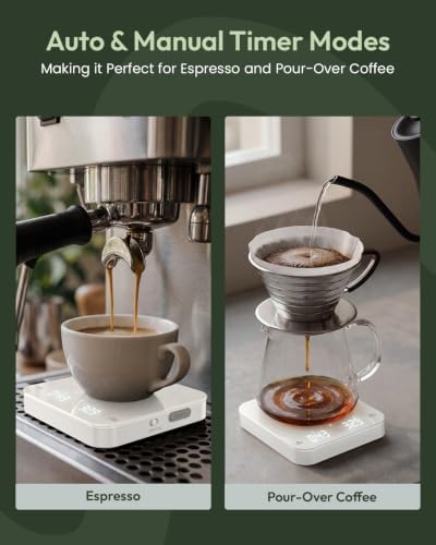 Maestri House S2 Espresso Coffee Scale with Timer 0.1g Precision Shot Scale