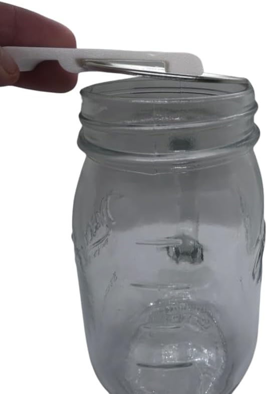 Canning and Mason Jar Opener, Easy Release Vacuum Seal for all lids magnetic (White)