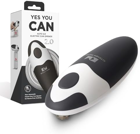 Kitchen Mama Auto 2.0 Electric Can Opener, Cordless, Onyx Mist