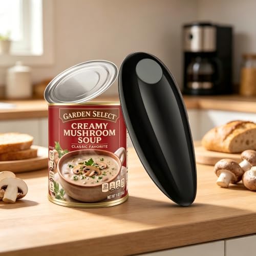 Electric Can Opener, One Touch Automatic Smooth Edge for Seniors
