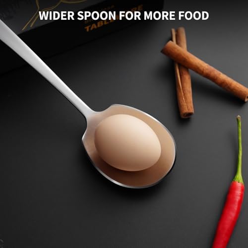 4 Piece Serving Spoons Set, 9.2-Inch Includes 4 Large Spoons