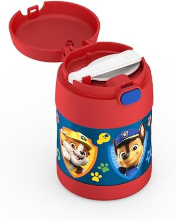 THERMOS FUNTAINER Kids Food Jar with Spoon, Paw Patrol, 10 Ounce (Pack of 6)