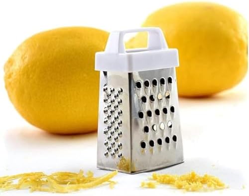 Mini Garlic Grater, Stainless Steel Cheese Ginger Vegetable Spices Small Grater for Kitchen