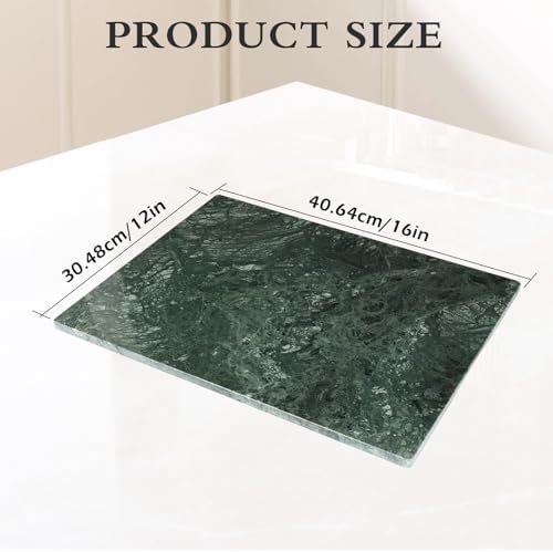 Marble Cutting Board for Kitchen 16×12 Inch green