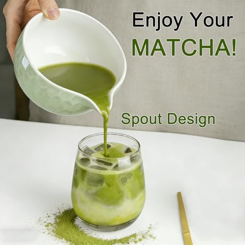 Matcha Whisk set, 9 pcs Handcrafted Matcha Set for Beginner