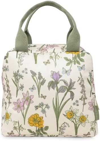 Steel Mill & Co. Insulated Lunch Tote Bag for Women, Wildflowers