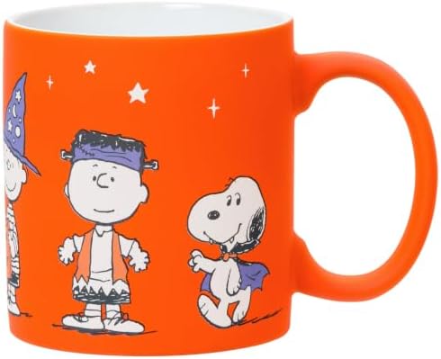 Silver Buffalo Peanuts Halloween Boo Crew Costume, Ceramic Mug, 20oz