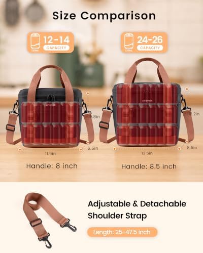 LOVEVOOK Insulated Lunch Bag for Women men, Large Leakproof Adult Lunch Box