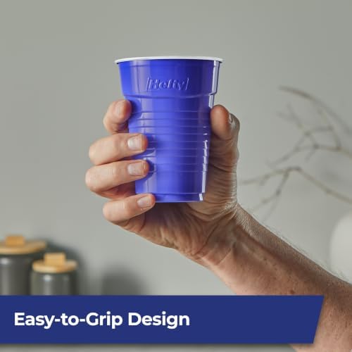 Hefty Party On Disposable Cups, Assorted Halloween Colors and Print, 76ct