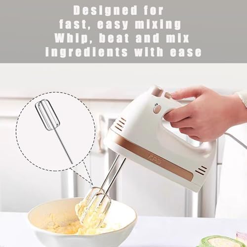 2 Pcs Hand Mixer Attachments Beaters, Hand Mixer Beaters Attachments for Kitchen Stainless Steel Replacement Parts for KitchenAid W10490648, KHM2B, AP5644233, PS4082859