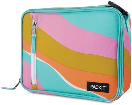 PackIt Freezable Classic Lunch Box, Retro Wave