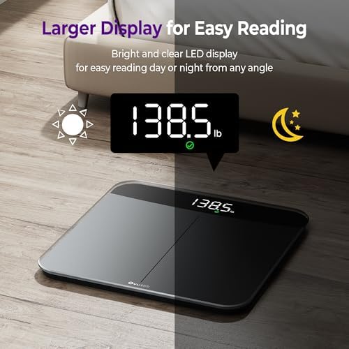 Ovutek Bathroom Scales Digital Weight 450lb, Most Accurate to 0.05lb