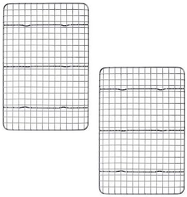 USA Pan Nonstick Quarter Sheet Cooling Racks, Set of 2