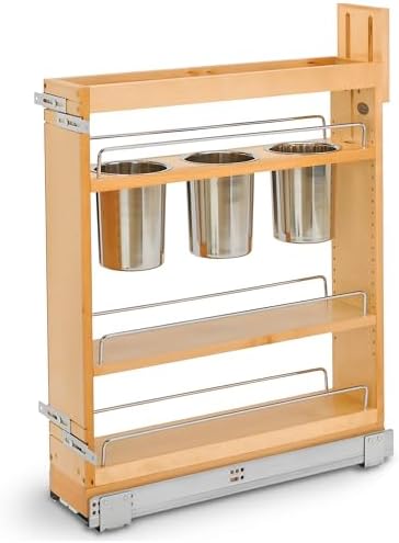 Rev-A-Shelf Pullout Organizer w/Soft-Close, Min Cabinet Opening 5.5" W
