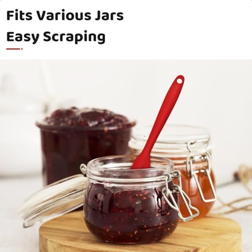 MOJOTORY Silicone Jar Scraper with Long Handle