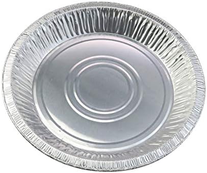 KitchenDance 10" Disposable Aluminum Foil Pie Pans - Pack of 13 | Strong & Sturdy Pie Tins for Bakers, Cooking, Kitchen, Cooks, Bakeries, Business | Oven to Table Convenience & 100% Recyclable
