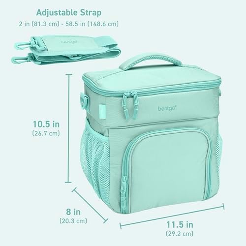 Bentgo Prep Deluxe Insulated Meal Prep Lunch Bag for Adults, Holds 5 Meals