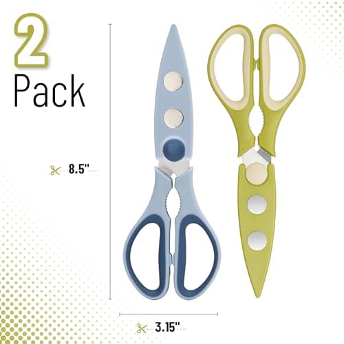 Mr. Pen- All Purpose Kitchen Shears with Protective Sheath, 2 pcs, 8 Inch