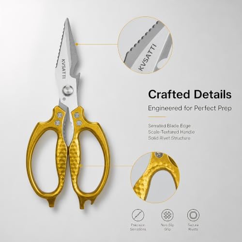 Kitchen Scissors for Food Meat Vegetables Cutting Sharp All Purpose