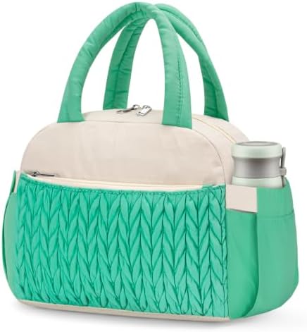 Coobiiya Lunch Box Lunch Bag for Women Men,Reusable Cute Lunch Pail bag,Leakproof,Insulated LunchBox Tote Compact 10L, Cooler Lunch Container for Work Travel Office