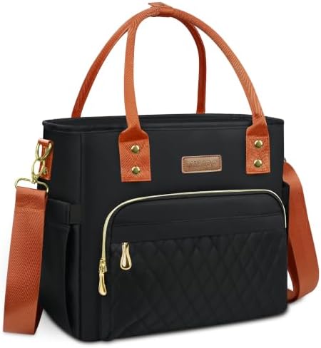 MIYCOO Insulated Lunch Bag Women, Large Tote Lunch Box for Work, 18L