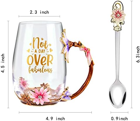 OEAGO Birthday Gifts for Women Mom Tea Cup Unique Friendship Mothers Gifts for Her from Daughter Son Ideas for Friend Female Sister Coworker