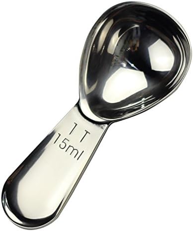 Coffee Scoop 15ml Stainless Steel Measuring Spoon Short Handle for Ground Coffee