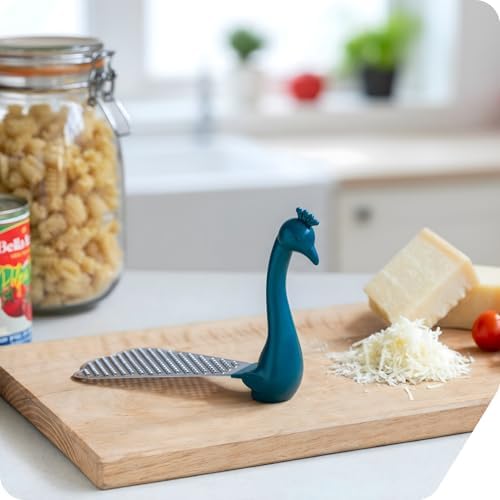 PELEG DESIGN Handheld Cheese Grater Durable Rust-Proof Metal (Grato)