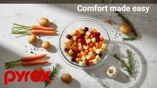 Pyrex 323 1.5qt Clear Glass Mixing Bowl - Made in USA