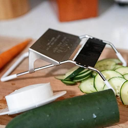 Feemster's Famous Vegetable Slicer, Heavy-Duty, Multi-Purpose Slicing Tool for Vegetables, Fruits and More, Easy to Use, Durable, and Efficient, Cuts 1/8" to 1/2"