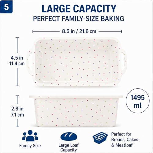 Silicone Loaf Pan, Food-Grade BPA-Free Non Stick Bread Pan