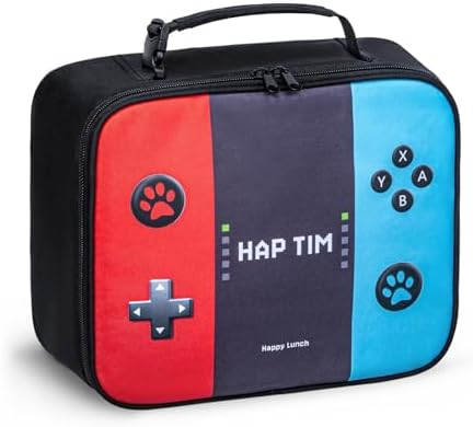 Hap Tim Insulated Lunch Bag for Boys, Reusable Lunch Box for Women & Men, Lunchbox for Girls, Portable Lunchbag（18654-YX）