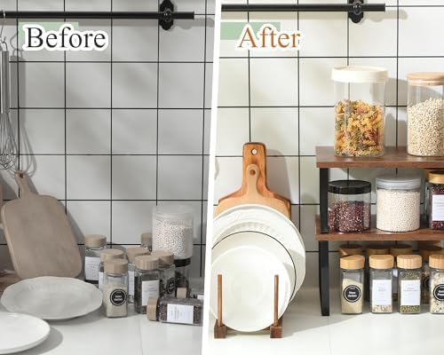 4 Pcs Kitchen Organizer Accessories Set for Cabinet, Deep, 11.8 x 7.9''