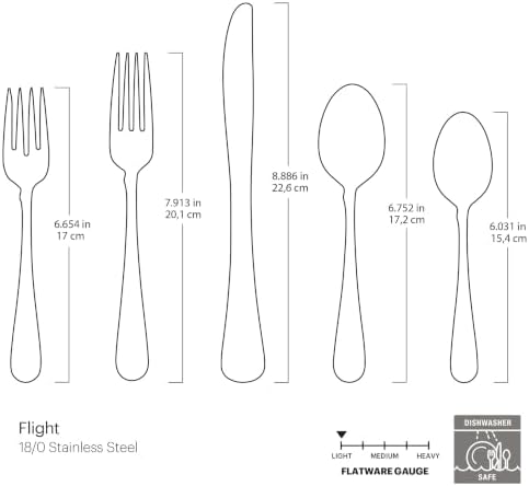 Oneida Flatware Flight Gold Satin 18/0 Silverware Set for 4, (20-Piece)