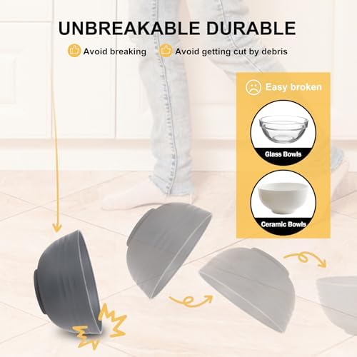 Rubtlamp 16Pcs Plastic Wheat Straw Dinnerware Set, Reusable Plastic Dishes Set for 4, Kitchen Plates And Bowls Set (Deep Four Colors) Include Dinner Plates, Dessert Plates, Cereal Bowls, Cups