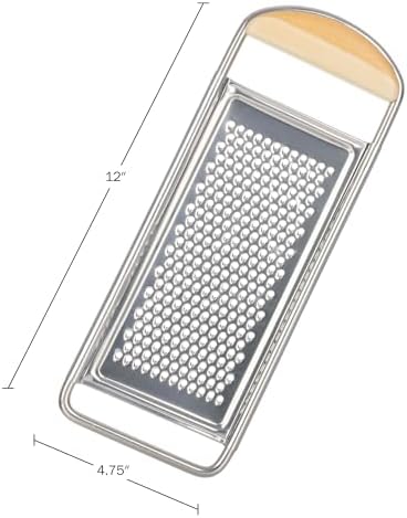 Kings County Tools Cheese Grater Handheld, Italian Made Kitchen Gadgets